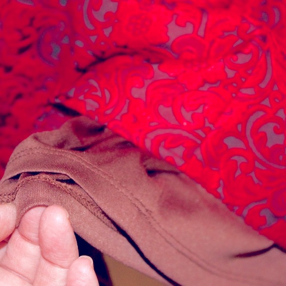 Nordstrom’s Pink Owl Red Bow Strapless Dress - Picture 4 of 5